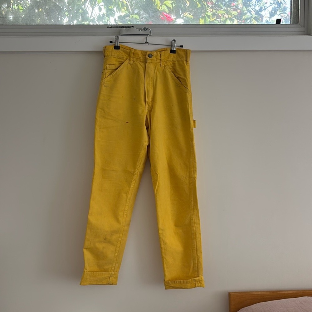 Yellow Stan Ray USA painter pants unisex / women’s 27-28